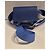 Hermès Geta in pelle blu navy Hermes - vista 9