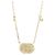 Collana con diamante e logo GG di Gucci D'oro