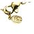 Collana con diamante e logo GG di Gucci D'oro - view 11