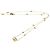 Collana con diamante e logo GG di Gucci D'oro - view 17