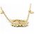 Collana con diamante e logo GG di Gucci D'oro - view 4
