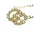 Collana con diamante e logo GG di Gucci D'oro - view 7