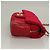 Borsa Chanel Classic Single Flap Mini in Jersey Chevron Rosso - vista 3