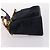 Gucci Vintage Bamboo Handle Suede Blu navy - vista 4