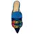 Autre Marque Mule in satin decorate con cristalli blu Giannico - vista 4
