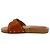 Sandali in legno con occhielli in pelle naturale Jaso di Isabel Marant Marrone - vista 3