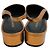 Décolleté slingback Cecile in pelle rame / nera di Veronica Beard Metallico - vista 5
