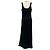 Chloé Vestido maxi de cachemira negro sin mangas Chloe