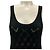 Chloé Vestido maxi de cachemira negro sin mangas Chloe - vista 6