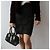 Falda de seda negra 08A 2008 de Chanel & Karl Lagerfeld 2008 talla 38 FR Negro - vista 2