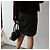 Falda de seda negra 08A 2008 de Chanel & Karl Lagerfeld 2008 talla 38 FR Negro - vista 3