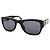 Occhiali da sole Wayfarer tinti neri e blu con logo CC dorato Chanel 02462 Nero D'oro