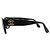 Occhiali da sole Wayfarer tinti neri e blu con logo CC dorato Chanel 02462 Nero D'oro - vista 4