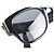 Occhiali da sole Wayfarer tinti neri e blu con logo CC dorato Chanel 02462 Nero D'oro - vista 8