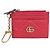 Tarjetero de monedas Gucci GG Marmont Roja