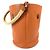 Borsa a spalla Hermès Manjoir MM Arancione - vista 4