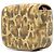 Céline Celine Mini Claude in pelle di vitello marrone con stampa leopardata - vista 2