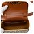 Céline Celine Mini Claude in pelle di vitello marrone con stampa leopardata - vista 4