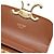Céline Celine Mini Claude in pelle di vitello marrone con stampa leopardata - vista 5