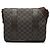 LOEWE Brown Anagram Coated Canvas Flap Crossbody Dark brown