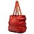 Borsa Prada Gaufre in vernice arancione con catena - vista 2