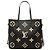 Louis Vuitton Neverfull MM Tasche Monogramm Giant Empreinte Bicolor Schwarz