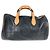 Hermès Vintage Art Deco Reisetasche Braun Schwarz Mehrfarben - Ansicht 2