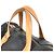 Hermès Vintage Art Deco Reisetasche Braun Schwarz Mehrfarben - Ansicht 3