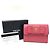 Prada Peonia Pink Saffiano Leder Tri-Fold Geldbörse - Ansicht 15