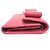 Prada Peonia Pink Saffiano Leder Tri-Fold Geldbörse - Ansicht 3