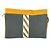 Borsa Clutch Jimeto GM H Logo di Hermès Marrone Giallo