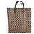 LOUIS VUITTON N51140 Borsa Sac Plat Damier Marrone Damier ebene - vista 2