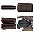 Billetera redonda Zippy Damier Ebene Louis Vuitton Castaño - vista 3
