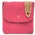 CHANEL Pochette Miniatura a Spalla con Catena Matelassé Coco Mark Rosso