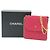 CHANEL Pochette Miniatura a Spalla con Catena Matelassé Coco Mark Rosso - vista 18