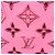 Alma Borsa in pelle rosa Louis Vuitton - vista 12