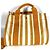 Hermès Cannes PM Border Tote Bag mit Pouch Weiß Gelb - Ansicht 6