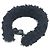 Autre Marque Sergio Rossi SR MUPPET Fascia per Capelli Nero