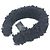 Autre Marque Sergio Rossi SR MUPPET Fascia per Capelli Nero - vista 3