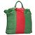 Gucci Cestino de rafia tejida Verde