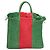 Gucci Cestino de rafia tejida Verde - vista 2