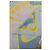 Dior foulard in seta blu e giallo - vista 2
