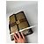 Brevettato in pelle monogramma Gucci vintage marrone dorato - vista 12