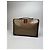 Brevettato in pelle monogramma Gucci vintage marrone dorato - vista 7
