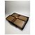 Brevettato in pelle monogramma Gucci vintage marrone dorato - vista 9