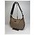 Vintage Gucci Monogramm Canvas 2Way Tasche Beige Braun