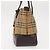 Bolsa Tote em lona e couro com estampa Nova Check da Burberry Bege - vista 3