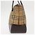 Bolsa Tote em lona e couro com estampa Nova Check da Burberry Bege - vista 4