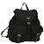 Prada Vela Double Front Pocket Backpack Tessuto with Saffiano Leather Medium Khaki