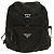 Mochila de nylon com fivela e bolso frontal Prada Caqui